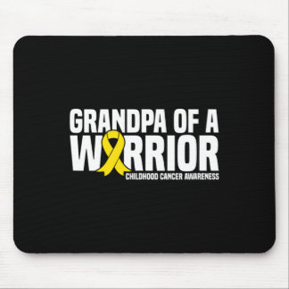 Tapis De Souris Grand-père masculin d'un Ruban guerrier Cancer de 