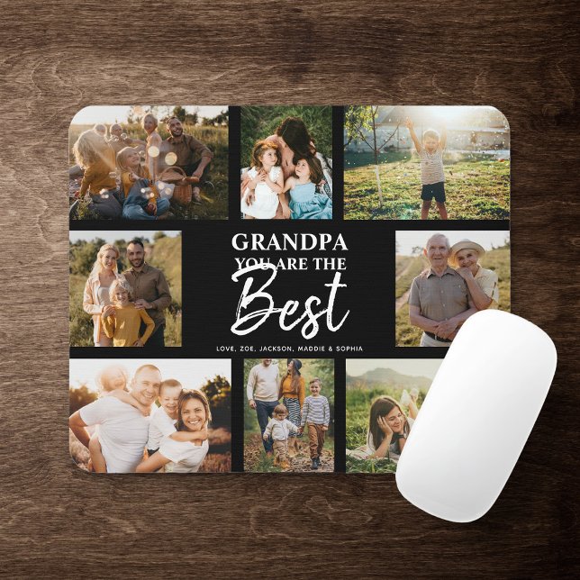 Tapis De Souris Grand-père Vous êtes le meilleur collage photo mod (Créateur téléchargé)