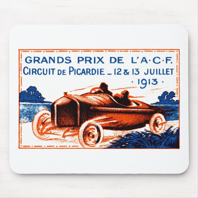 Tapis De Souris Grand Prix automobile de 1913 (Devant)