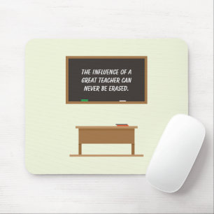 Tapis De Souris Grand professeur Inspiration Citation Tableau de b