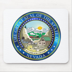 Tapis De Souris Grand sceau de l'état du Nevada