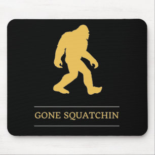 Tapis De Souris Grand Squatchin allé par pied drôle Sasquatch