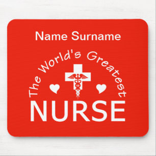 Tapis De Souris Grande infirmière mousepad - personnaliser!