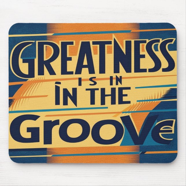 Tapis De Souris Grandeur est dans l'option Groove 2 (Devant)