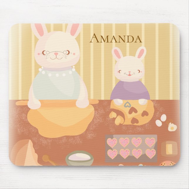 Tapis De Souris Grandma Baking Cookies (Devant)