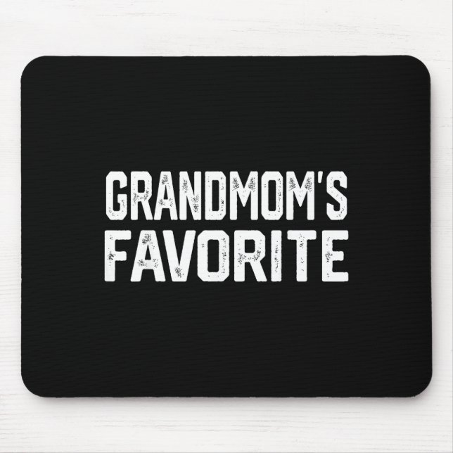 Tapis De Souris Grandmom’s Favorite Funny Grandparent Granhild Vin (Devant)