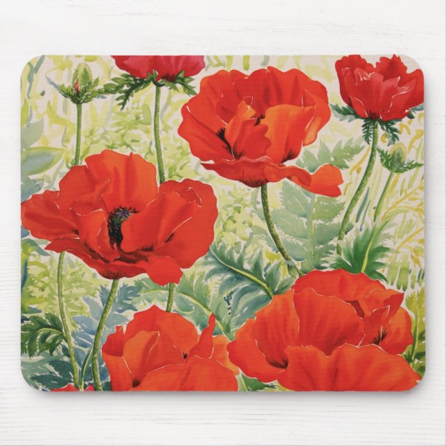 Tapis De Souris Grands pavots rouges (Devant)