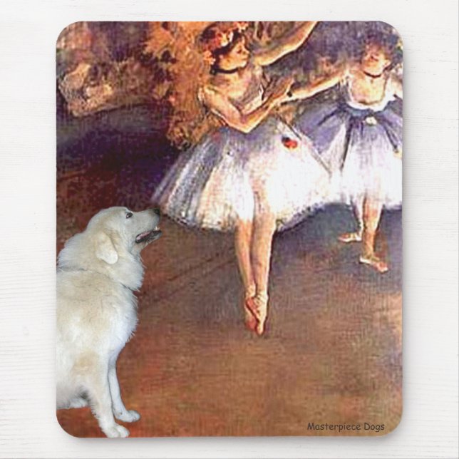 Tapis De Souris Grands Pyrénées 6 - Deux Danseurs (Devant)