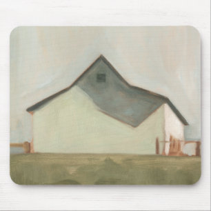 Tapis De Souris Grange sereine - blanc cassé