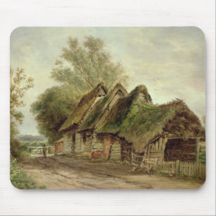Tapis De Souris Granges chez Flatford (huile sur la toile)