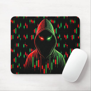 Tapis De Souris Graphique de trading Streetwear Bougie Rouge Verte