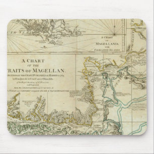 Tapis De Souris Graphique Des Détroits De Magellan