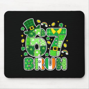 Tapis De Souris Graphisme de la Saint-Patrick Bruh 67 avec des trè