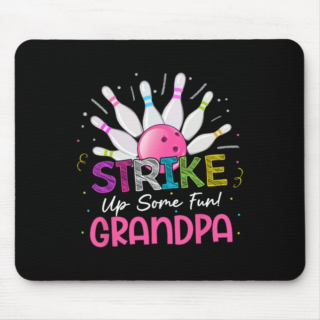 Tapis De Souris Grattez Un Grand-Père Amusant De La Fille Annivers (Devant)