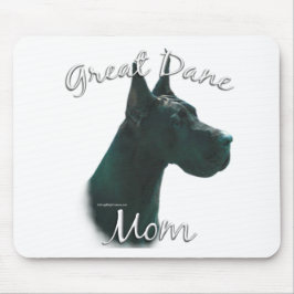Tapis De Souris Great Dane (noir) Maman 2