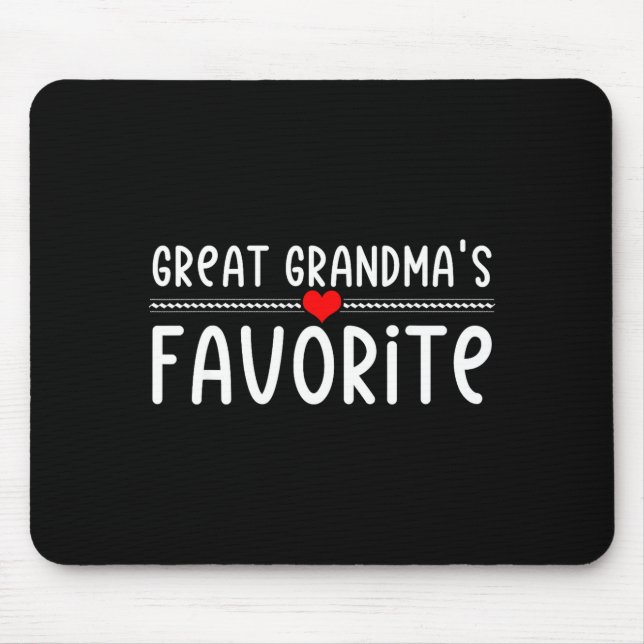 Tapis De Souris Great Grandmas Favorite  (Devant)