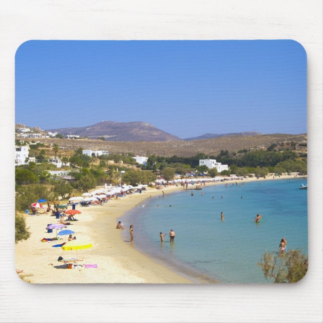 Tapis De Souris Grèce, île de Paros, plage de Krios au-dessus (Devant)