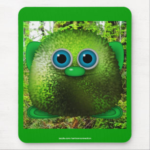 Tapis De Souris Greendle mignon buzzy Butt & Trees Kids Mousepad