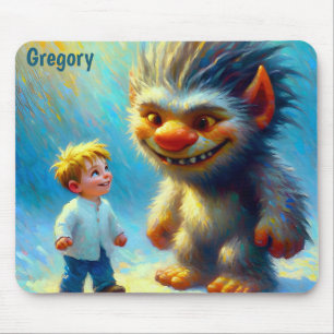 Tapis De Souris GREGORY ~ Monstre d'Halloween ~