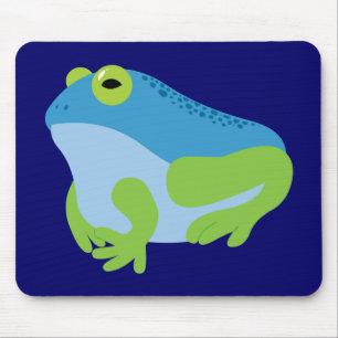 Tapis De Souris Grenouille bleue