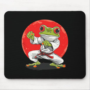 Tapis De Souris Grenouille de karaté Arts martiaux Crapaud de judo