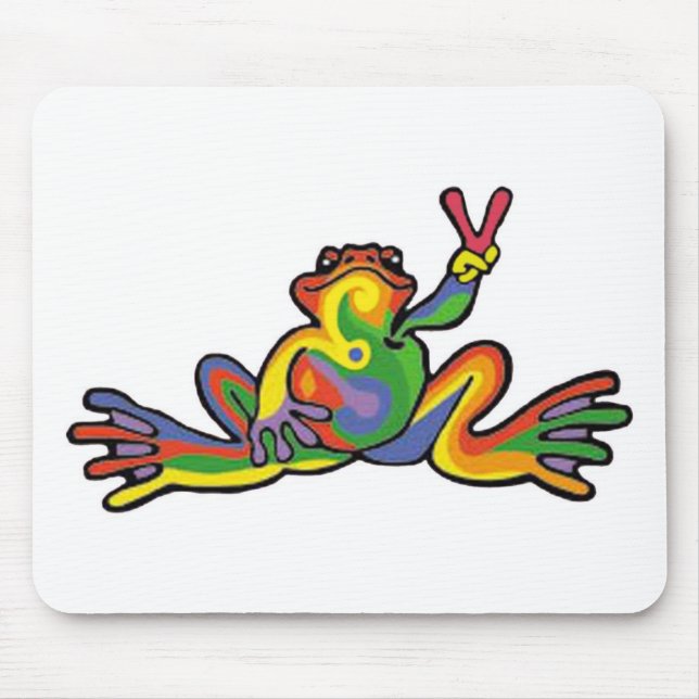 Tapis De Souris Grenouille de paix (Devant)