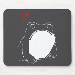 Tapis De Souris Grenouille Mpy mignonne encre japonaise - Humour d