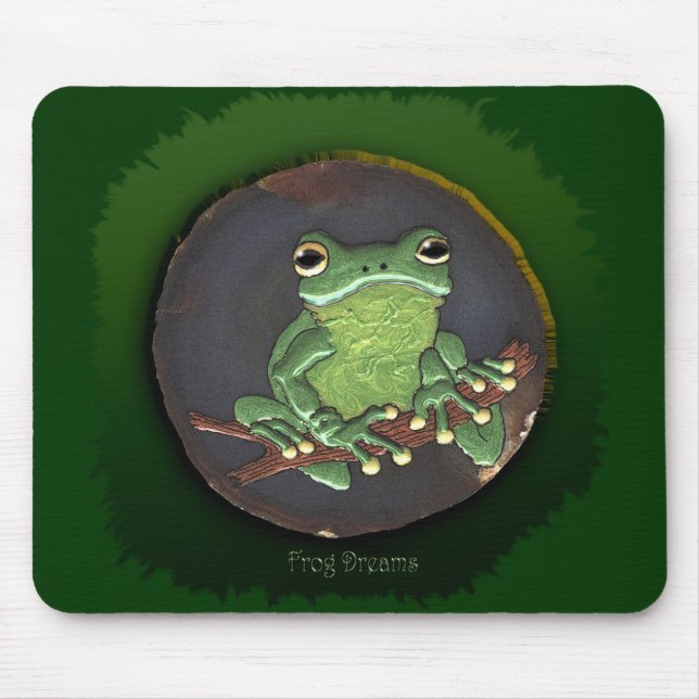 Tapis De Souris Grenouille verte (Devant)
