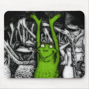 Tapis De Souris Grenouilles encourageantes