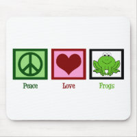 Grenouilles Peace Love