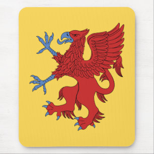 Tapis De Souris Griffin Rampant Gules