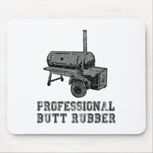 Tapis De Souris Grillades, Barbecue, Fumeur, Bouton professionnel