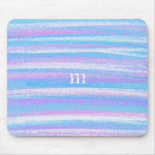 Tapis De Souris Grilles Acryliques Peintes Turquoise Rose violet