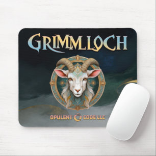 Tapis De Souris Grimmloch Emblème de la Chèvre Jeu de rôle fantast