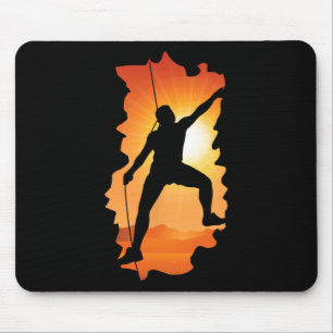 Tapis De Souris Grimpeur de blocs Alpinisme Escalade Bloc Boulderi