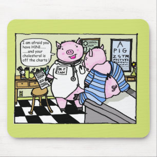 Tapis De Souris grippe de porcs