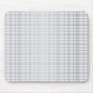 Tapis De Souris Gris, moderne, simple, cool, lignes de grille tend