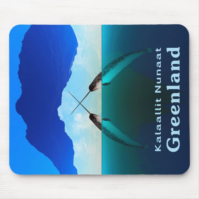 Tapis De Souris Groenland - Narwhal (Devant)