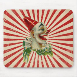 Tapis De Souris Gros Clown Vintage riant
