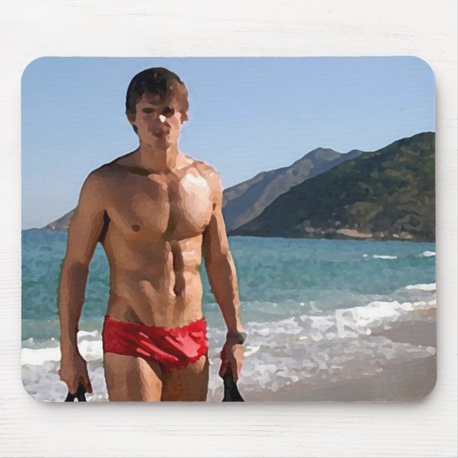Tapis De Souris Gros morceau de plage (Devant)