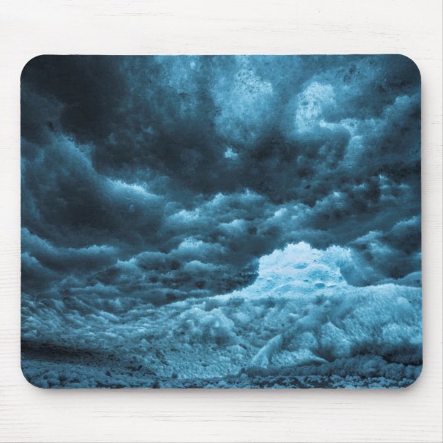 Tapis De Souris Gros plan sur la glace bleue, Islande (Devant)