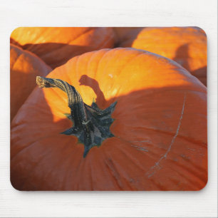 Tapis De Souris Grosse citrouille orange