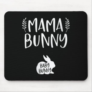 Tapis De Souris Grossesse de Pâques Faire-part Mama Bunny Ba