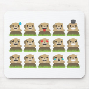 Tapis De Souris groundhog emojis