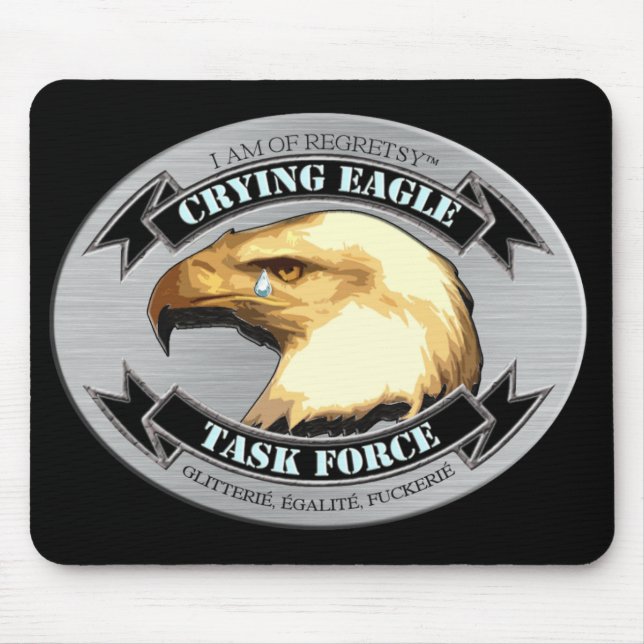 Tapis De Souris Groupe de travail pleurant d'Eagle (Devant)