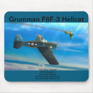 Tapis de souris Grumman F6F-3 Hellcat