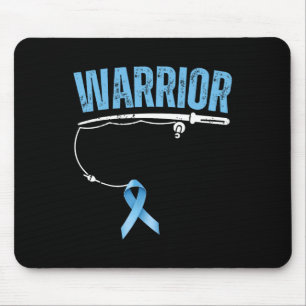 Tapis De Souris Guerrier de la pêche Cancer de la prostate Pêcheur