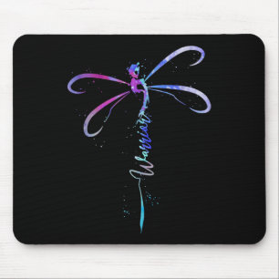 Tapis De Souris Guerrier Libellule Point-virgule Prévention du Sui