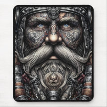 Tapis de souris Guerrier Viking