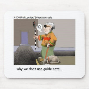 Tapis De Souris Guide Chats Drôle Chat Cadeaux et Objets de collec